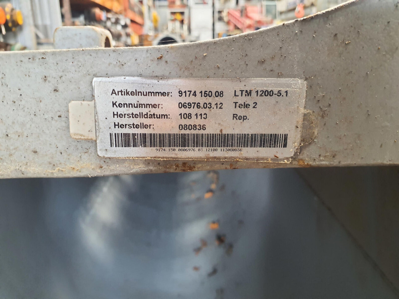 Liebherr LTM 1200-5.1 Telescopic section 2 - Boom for All terrain crane: picture 5 Liebherr LTM 1200-5.1 Telescopic section 2 - Boom for All terrain crane: picture 5