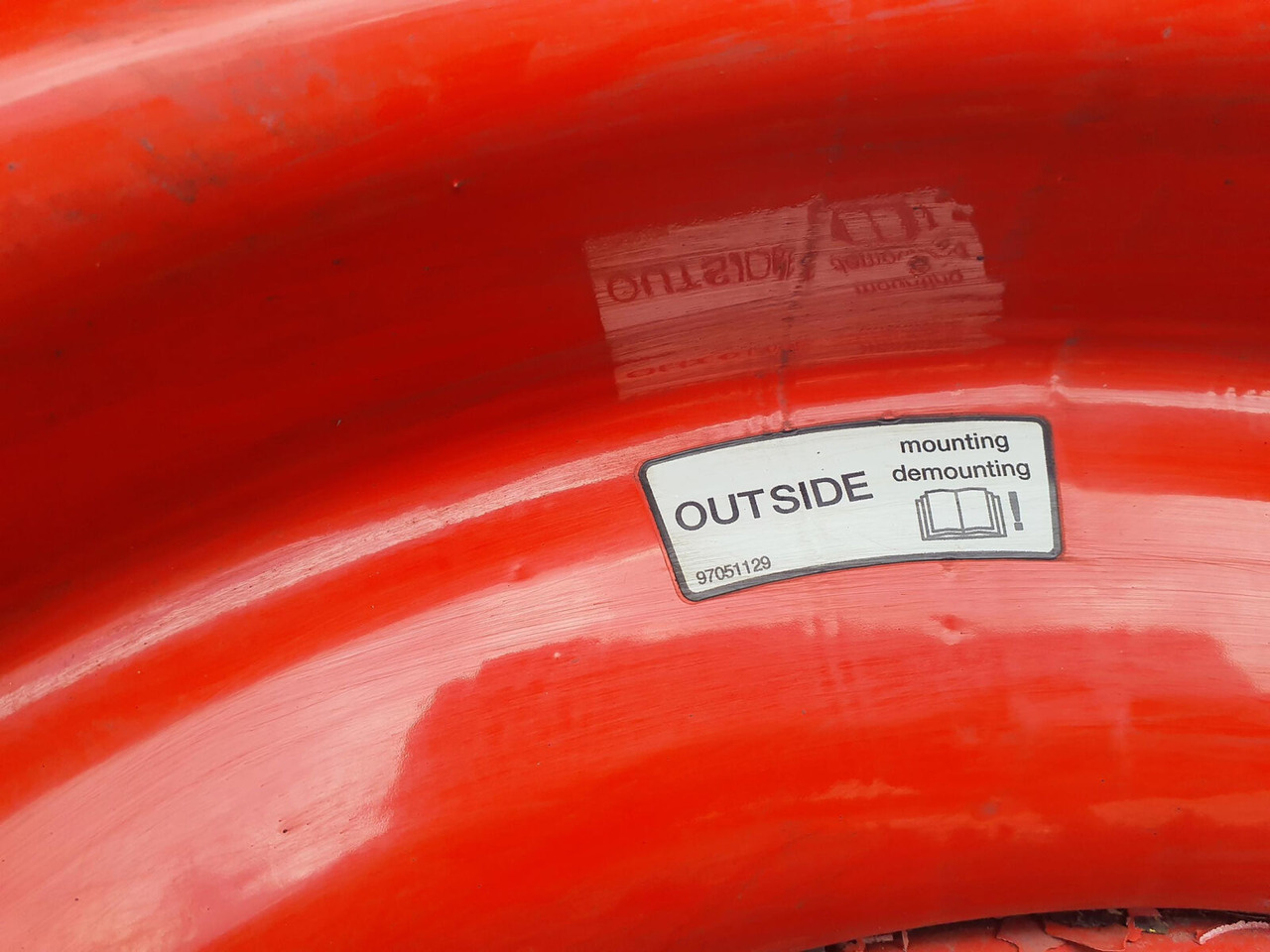 Liebherr Rim 445/95R25 10 12 1p - Rim for Crane: picture 4 Liebherr Rim 445/95R25 10 12 1p - Rim for Crane: picture 4