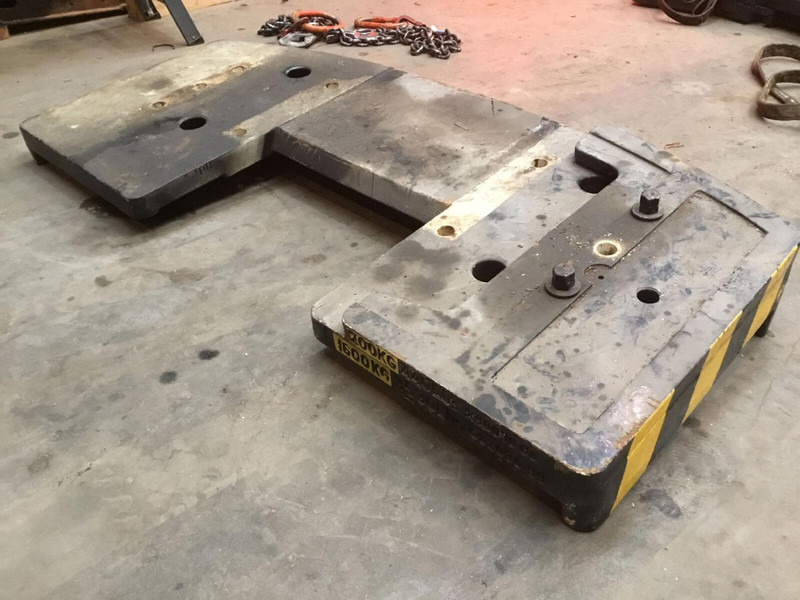 Terex PPM 400 ATT counterweight 1,6 ton - Counterweight for Construction machinery: picture 4 Terex PPM 400 ATT counterweight 1,6 ton - Counterweight for Construction machinery: picture 4
