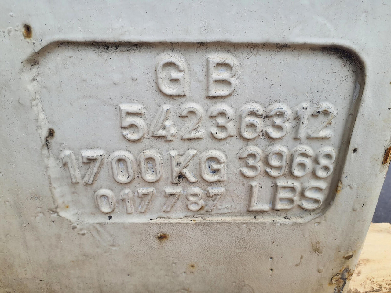 Terex Terex Demag challenger 4200 counterweight 1.7T - Counterweight for Mobile crane: picture 5 Terex Terex Demag challenger 4200 counterweight 1.7T - Counterweight for Mobile crane: picture 5