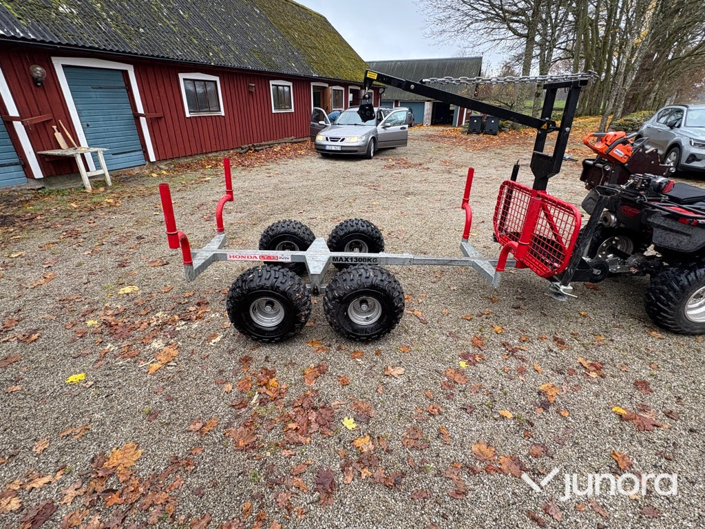 ATV timmervagn - Honda LT-13 - Forestry trailer: picture 2 ATV timmervagn - Honda LT-13 - Forestry trailer: picture 2