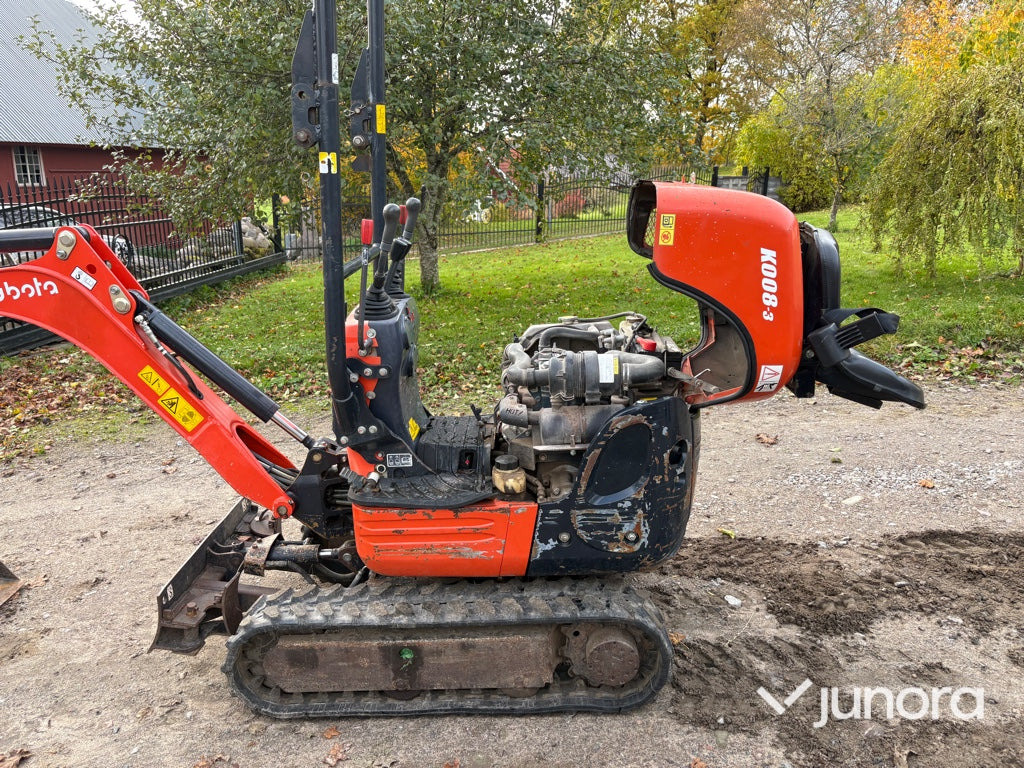 Minigrävare - Kubota K008-3 - Mini excavator: picture 3 Minigrävare - Kubota K008-3 - Mini excavator: picture 3