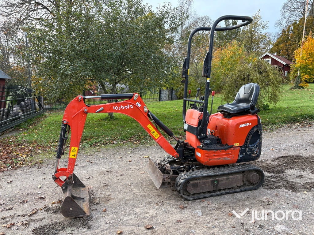 Minigrävare - Kubota K008-3 - Mini excavator: picture 2 Minigrävare - Kubota K008-3 - Mini excavator: picture 2