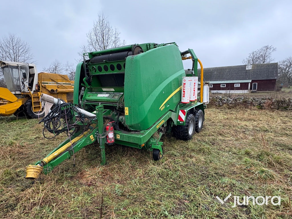 Rundbalspress - Goweil G-990 med inplastare - Round baler, Bale wrapper: picture 1 Rundbalspress - Goweil G-990 med inplastare - Round baler, Bale wrapper: picture 1