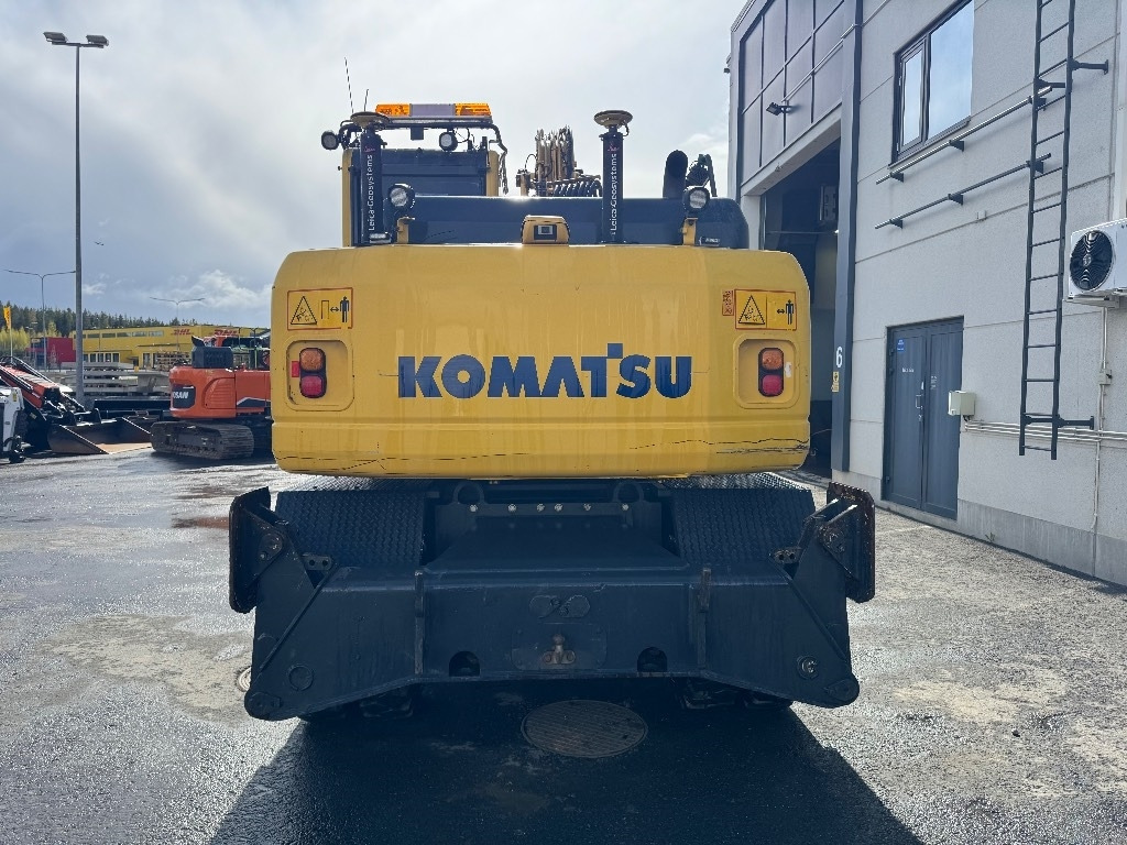 Komatsu PW160-8 PYÖRITTÄJÄLLÄ - Wheel excavator: picture 4 Komatsu PW160-8 PYÖRITTÄJÄLLÄ - Wheel excavator: picture 4