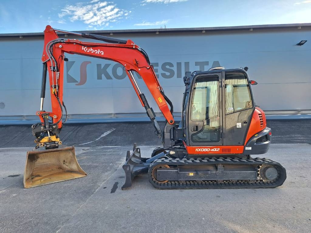 Kubota KX080-4a2 PYÖRITTÄJÄLLÄ  - Mini excavator: picture 1 Kubota KX080-4a2 PYÖRITTÄJÄLLÄ  - Mini excavator: picture 1