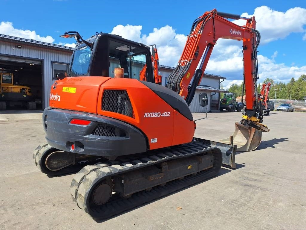 Kubota KX080-4a2 PYÖRITTÄJÄLLÄ - Mini excavator: picture 3 Kubota KX080-4a2 PYÖRITTÄJÄLLÄ - Mini excavator: picture 3