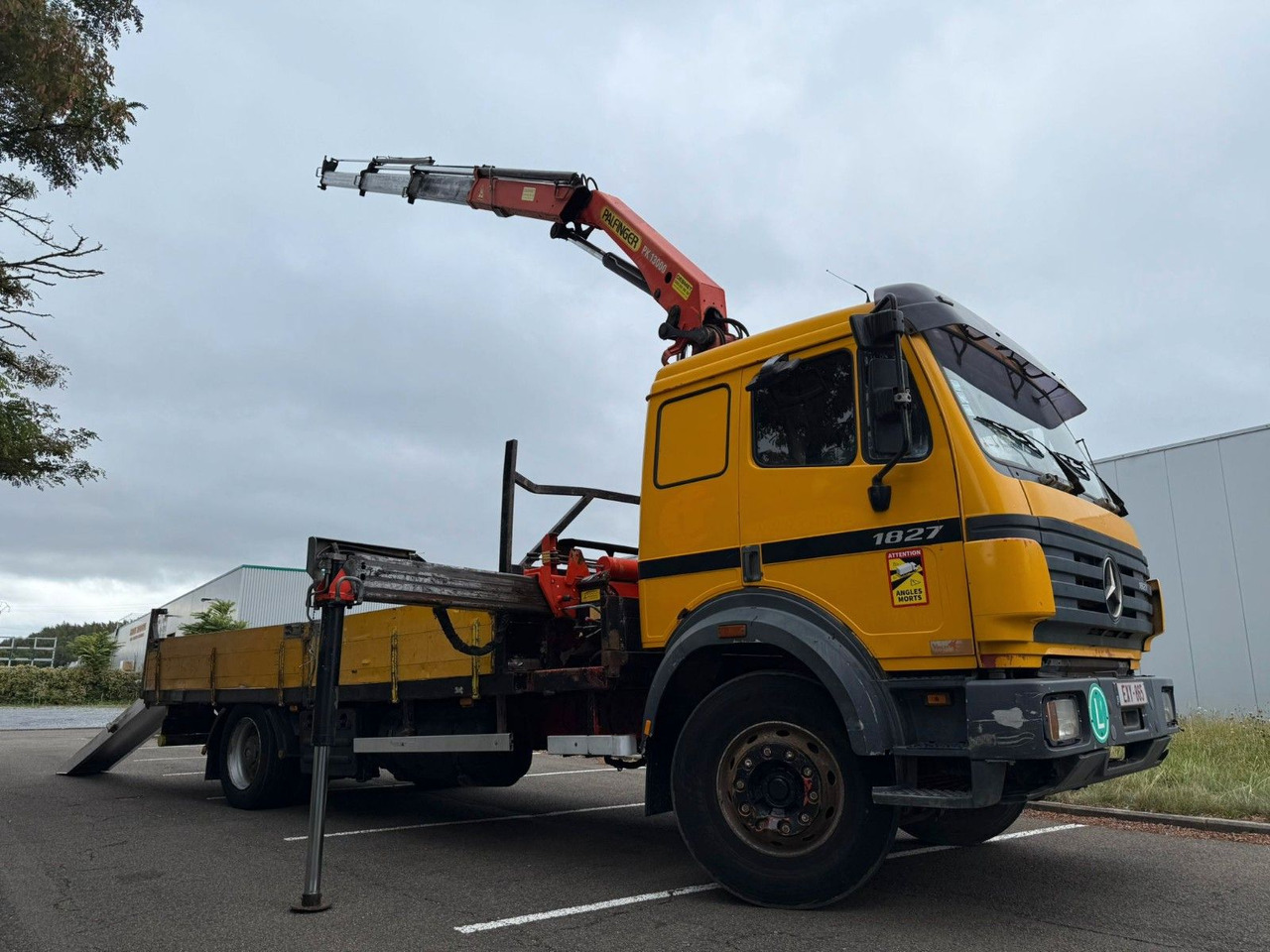 Mercedes-Benz 1827. Kran Palfinger PK13000. - Crane truck: picture 3 Mercedes-Benz 1827. Kran Palfinger PK13000. - Crane truck: picture 3