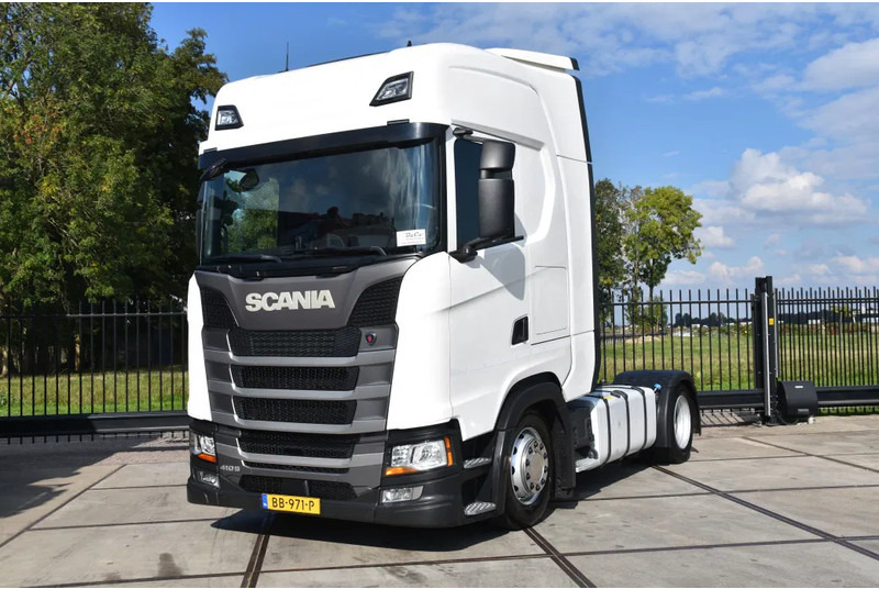 Scania S410 NGS 4x2EB MEGA 95 cm or 103 cm driving height - RETARDER - 804 TKM - FULL AIR - PARK. AIRCO - LEATHER SEATS - 2 x FUEL TANK - Tractor unit: picture 2 Scania S410 NGS 4x2EB MEGA 95 cm or 103 cm driving height - RETARDER - 804 TKM - FULL AIR - PARK. AIRCO - LEATHER SEATS - 2 x FUEL TANK - Tractor unit: picture 2