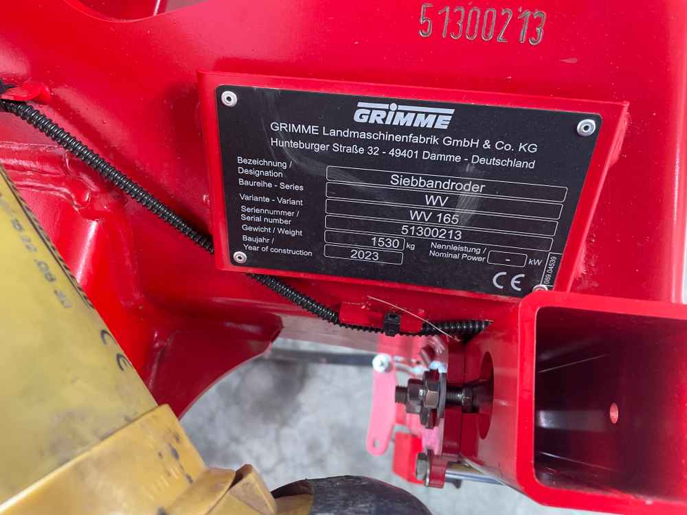 Grimme WV 165 - Grape harvesting machine: picture 2 Grimme WV 165 - Grape harvesting machine: picture 2