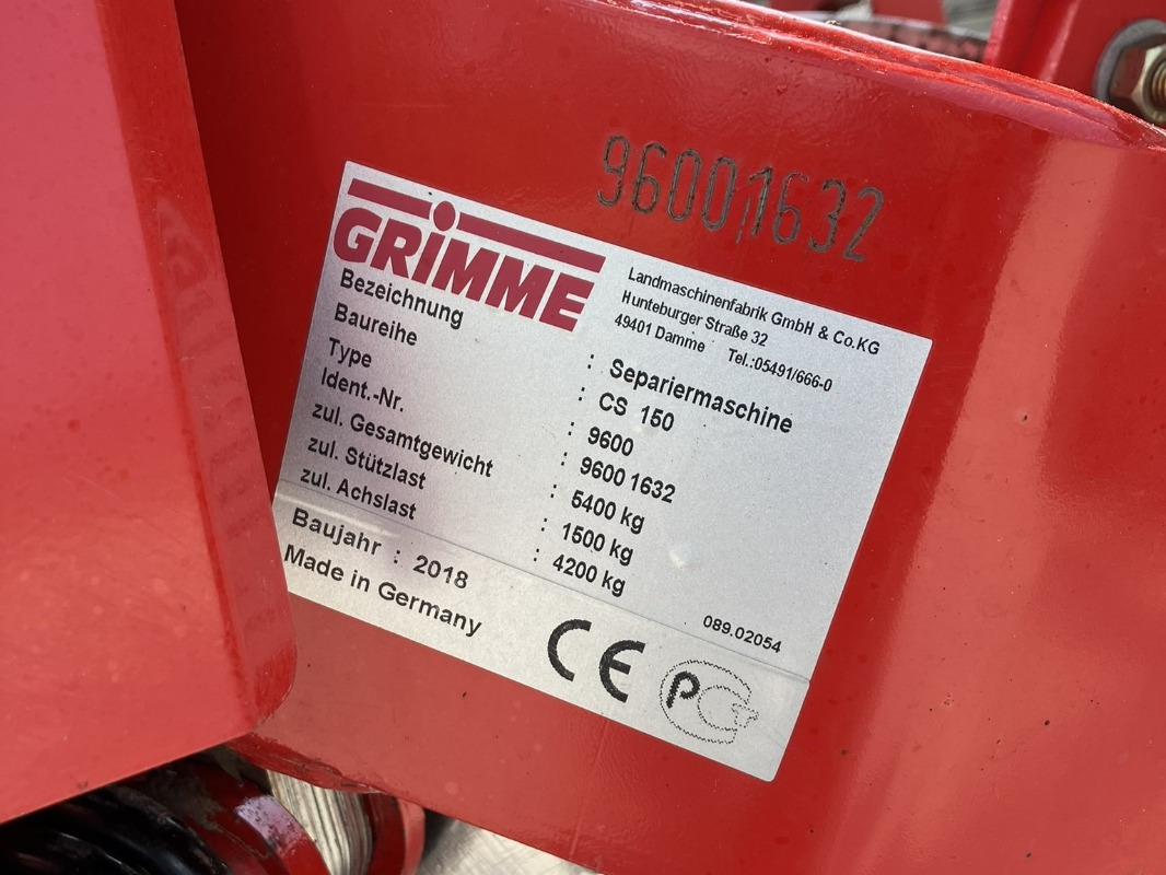 Grimme CS-170 RP XL - Potato harvester: picture 2 Grimme CS-170 RP XL - Potato harvester: picture 2