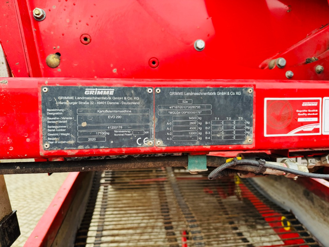 Grimme EVO 290 AirSep - Potato harvester: picture 2 Grimme EVO 290 AirSep - Potato harvester: picture 2