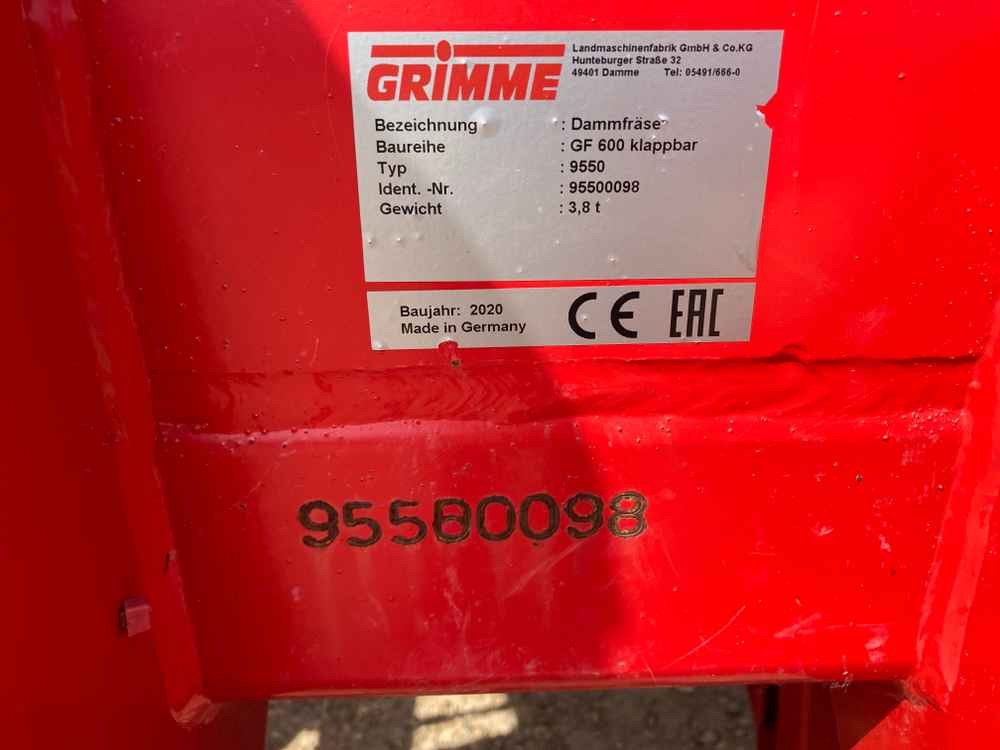 Harvester Grimme Grimme, GF600, 6 Row/3Bed Tilla, Rotovator: picture 39
