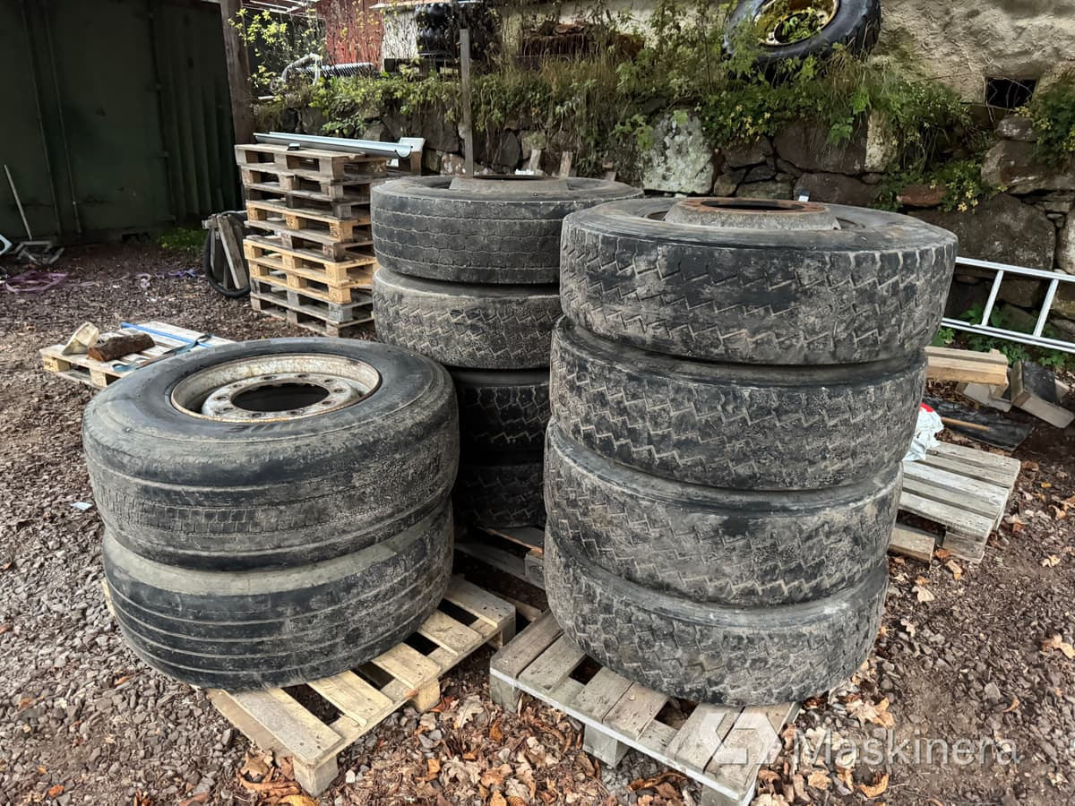 Tire Bridgestone, Michelin & Dunlop Däck 2st 385/65R22.5 & 8st 315/80R22.5: picture 1