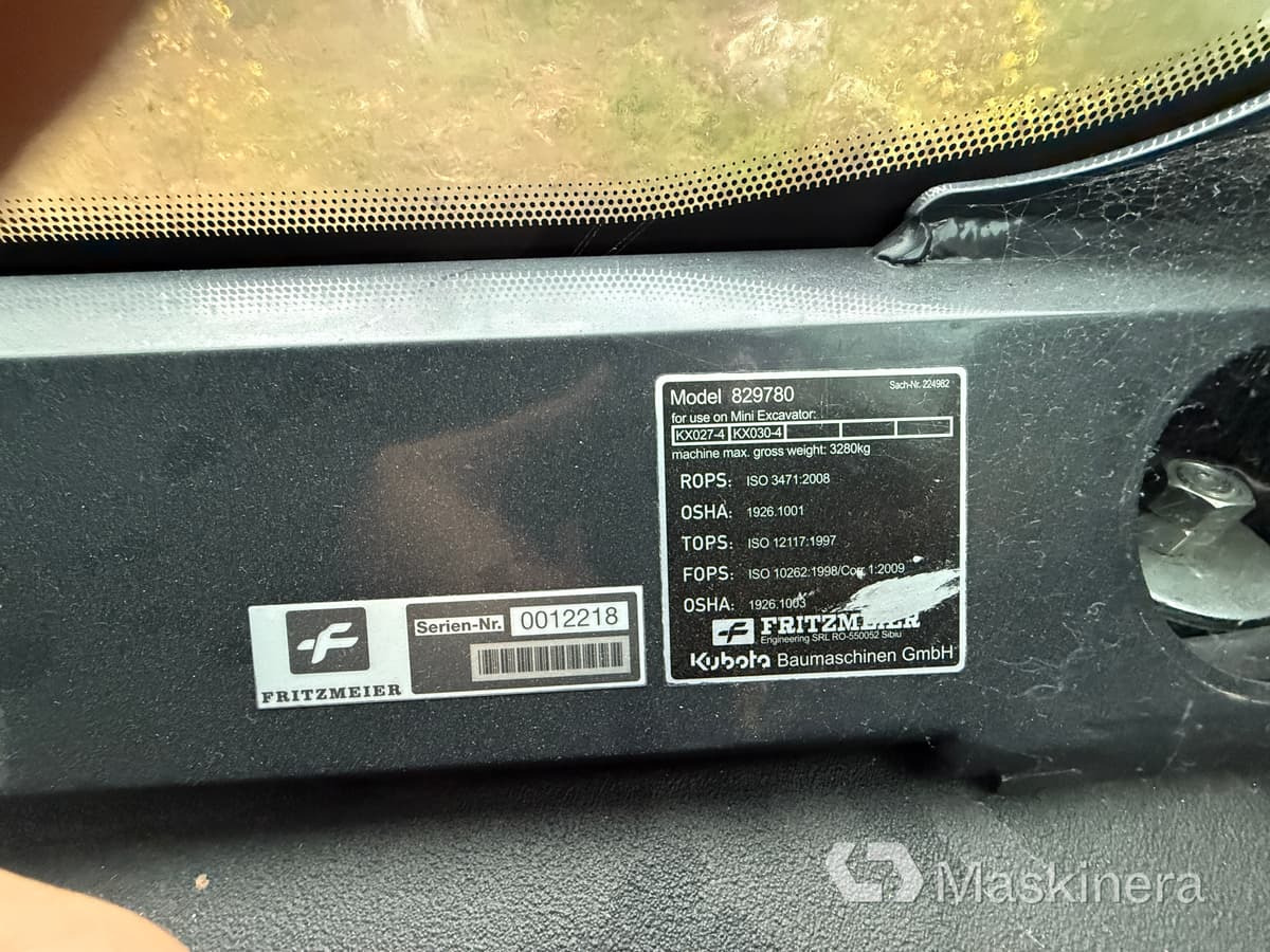 Crawler excavator Grävmaskin Kubota KX027-4 med många redskap: picture 42 Crawler excavator Grävmaskin Kubota KX027-4 med många redskap: picture 42