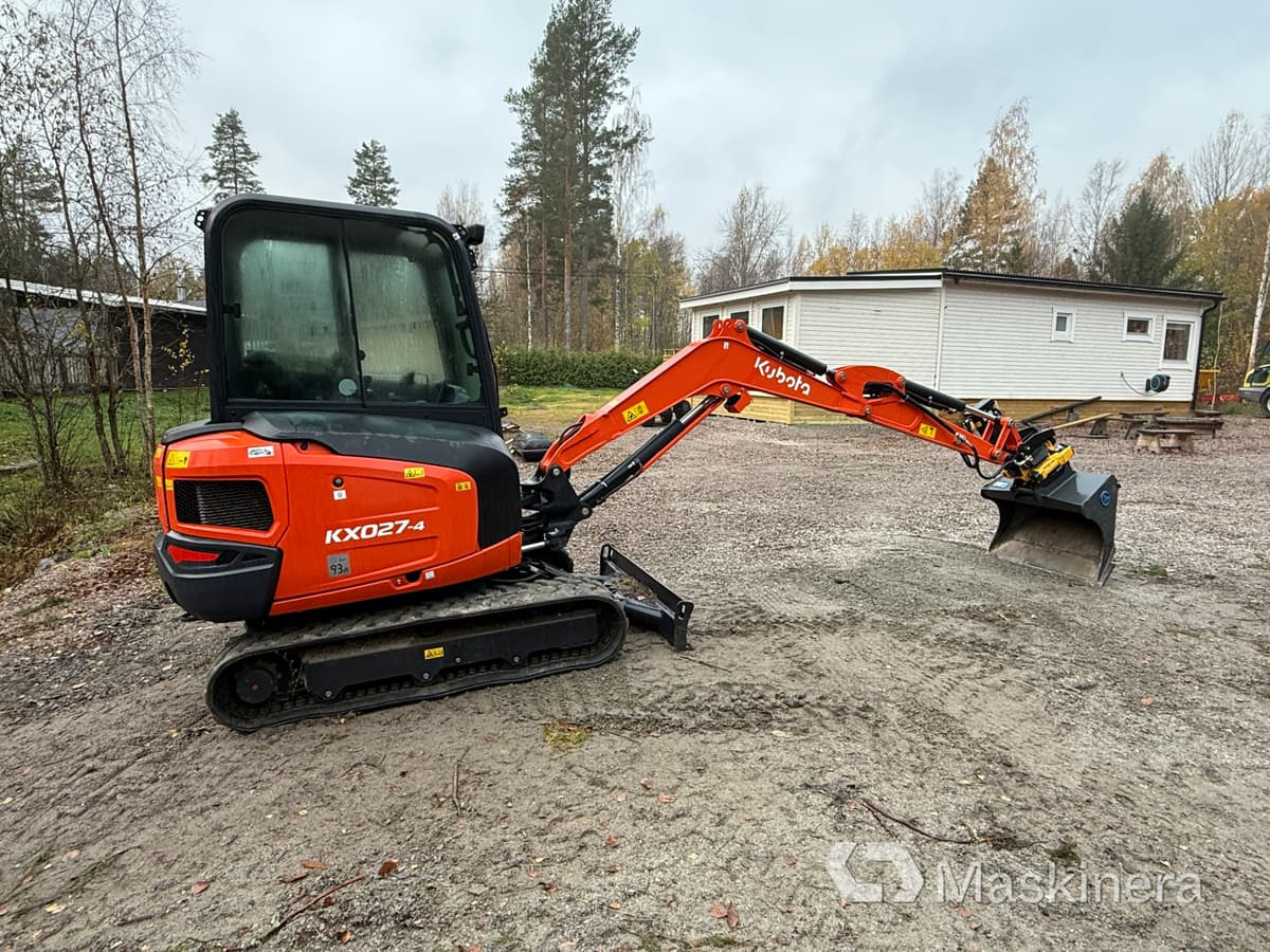 Crawler excavator Grävmaskin Kubota KX027-4 med många redskap: picture 7 Crawler excavator Grävmaskin Kubota KX027-4 med många redskap: picture 7