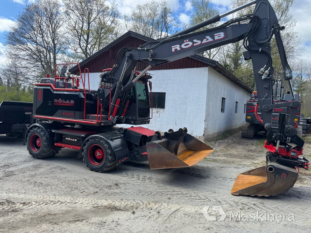 Hjulgrävare Volvo EW160E med kärra - Crawler excavator: picture 4 Hjulgrävare Volvo EW160E med kärra - Crawler excavator: picture 4