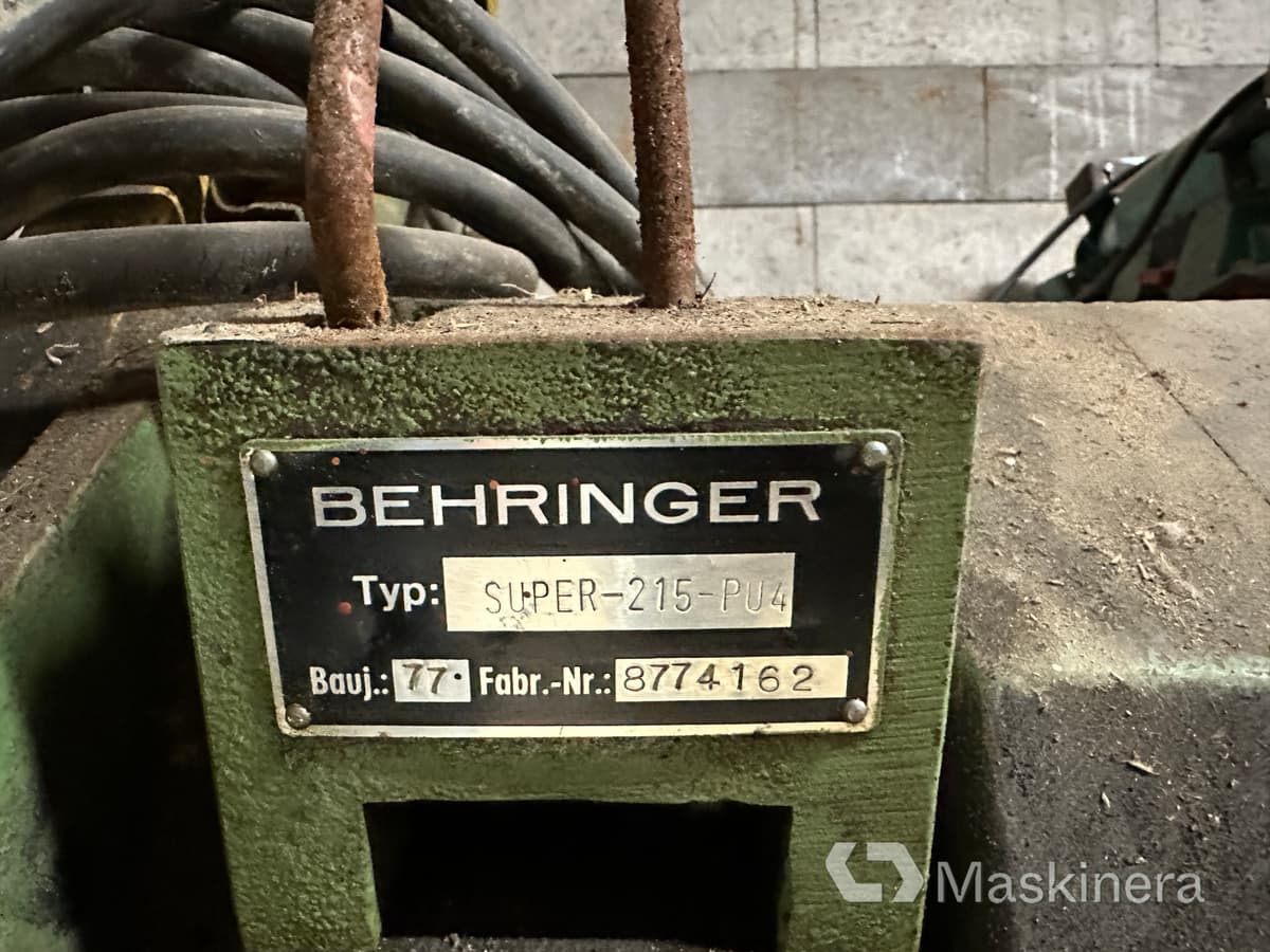 Metallsåg Behringer Super 215 PU4 - Woodworking machinery: picture 5 Metallsåg Behringer Super 215 PU4 - Woodworking machinery: picture 5