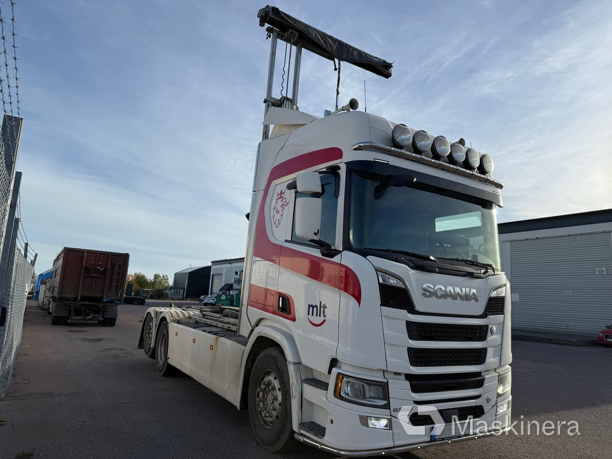Scania R580 6X2 / Kilafors Lastväxlare Scania R580 6X2 ink. Lastväxlarsläp Kilafors - Hook lift truck: picture 3 Scania R580 6X2 / Kilafors Lastväxlare Scania R580 6X2 ink. Lastväxlarsläp Kilafors - Hook lift truck: picture 3