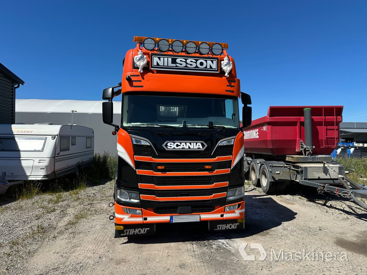 Timmerbil Scania R650B 6X4 NB + Släp - Timber truck, Crane truck: picture 2 Timmerbil Scania R650B 6X4 NB + Släp - Timber truck, Crane truck: picture 2