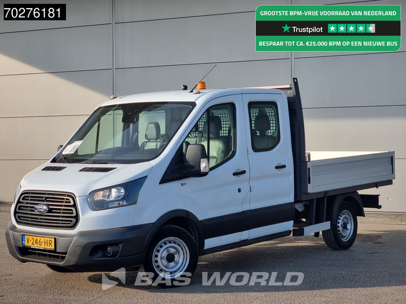 Ford Transit 105pk Open Laadbak Dubbel Cabine Euro6 Trekhaak Navi Airco Pritsche Pickup Open Box Airco Dubbel cabine Trekhaak - Flatbed van: picture 1 Ford Transit 105pk Open Laadbak Dubbel Cabine Euro6 Trekhaak Navi Airco Pritsche Pickup Open Box Airco Dubbel cabine Trekhaak - Flatbed van: picture 1