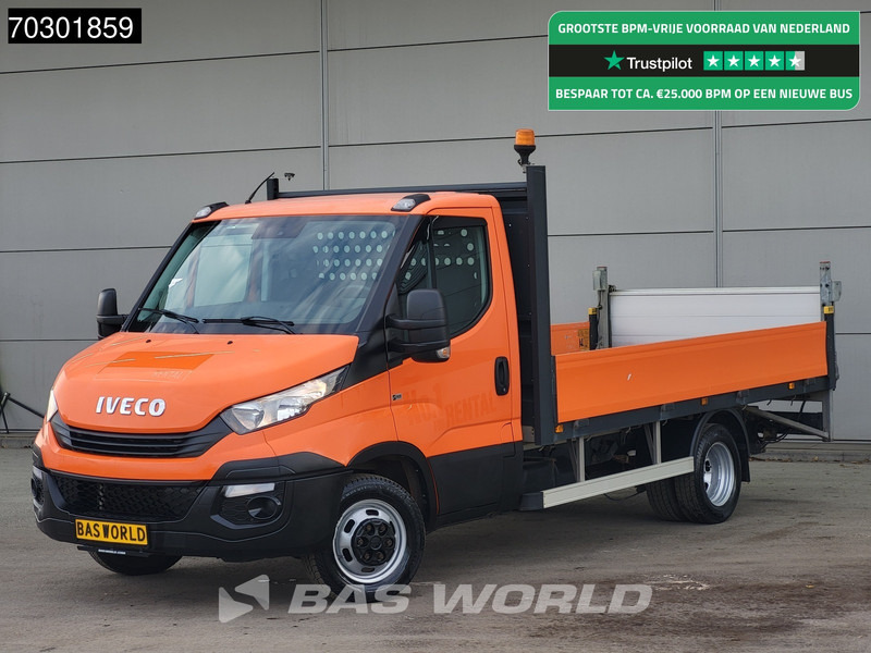 Iveco Daily 35C14 Open Laadbak Dubbelucht 3,5t Trekhaak Navi Airco Euro6 Pritsche Pickup Open Box Airco Trekhaak - Flatbed van: picture 1 Iveco Daily 35C14 Open Laadbak Dubbelucht 3,5t Trekhaak Navi Airco Euro6 Pritsche Pickup Open Box Airco Trekhaak - Flatbed van: picture 1