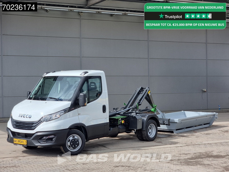 Iveco Daily 35C16 3.0L 160PK Haakarm Airco Cruise Euro6 Kipper Hooklift Abrollkipper 2m3 Airco Cruise control - Tipper van: picture 1 Iveco Daily 35C16 3.0L 160PK Haakarm Airco Cruise Euro6 Kipper Hooklift Abrollkipper 2m3 Airco Cruise control - Tipper van: picture 1