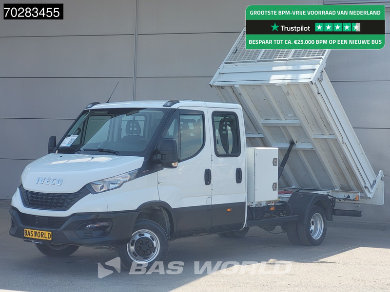 Iveco Daily 35C16 3.0L Kipper met Kist Dubbel Cabine Dubbellucht 3,5t Trekhaak Navi Airco Cruise Camera Euro6 Tipper Benne Kieper 2m3 Airco - Tipper van: picture 1 Iveco Daily 35C16 3.0L Kipper met Kist Dubbel Cabine Dubbellucht 3,5t Trekhaak Navi Airco Cruise Camera Euro6 Tipper Benne Kieper 2m3 Airco - Tipper van: picture 1