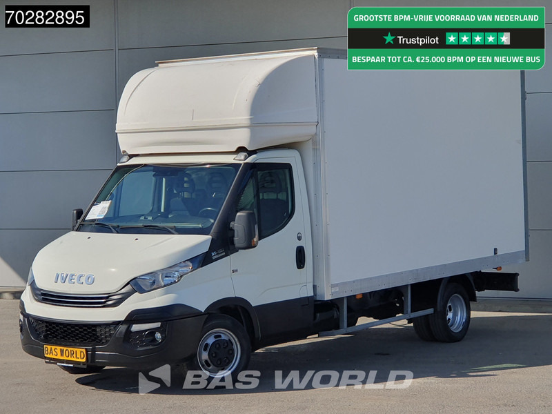 Box van Iveco Daily 35C16 Automaat Bakwagen Achterdeuren Airco Cruise Euro6 Meubelbak Koffer 20m3 Airco Cruise control: picture 1