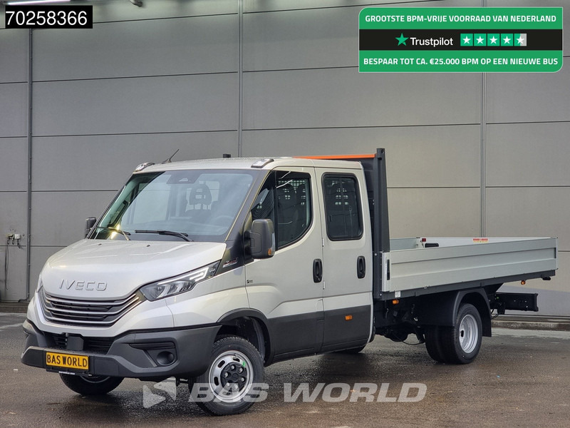 Iveco Daily 35C21 3.0L Automaat 210PK 2025-Model Open laadbak Dubbel Cabine Dubbellucht CarPlay ACC LED 3,5T Trekvermogen Euro6 Pritsche Pic - Flatbed van: picture 1 Iveco Daily 35C21 3.0L Automaat 210PK 2025-Model Open laadbak Dubbel Cabine Dubbellucht CarPlay ACC LED 3,5T Trekvermogen Euro6 Pritsche Pic - Flatbed van: picture 1