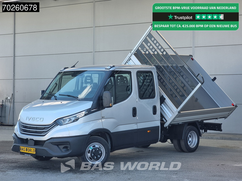 Iveco Daily 35C21 3 zijdige Kipper Dubbel Cabine 210PK 3.0L Dubbellucht Airco Cruise LED Camera Tipper Benne Kieper 2m3 Airco - Tipper van: picture 1 Iveco Daily 35C21 3 zijdige Kipper Dubbel Cabine 210PK 3.0L Dubbellucht Airco Cruise LED Camera Tipper Benne Kieper 2m3 Airco - Tipper van: picture 1