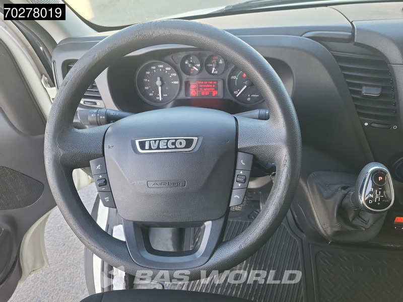 Flatbed van Iveco Daily 50C17 3.0L Automaat DC Open laadbak Kraan Hiab 017T-2 Airco APK 10-2025 Pickup Crane Kraanwagen Pritsche Airco Dubbel cabine: picture 19