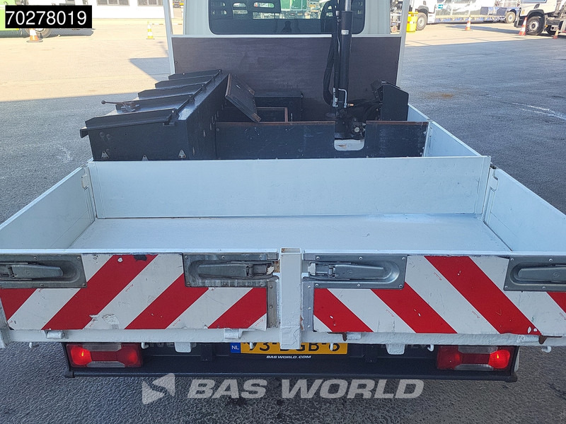 Flatbed van Iveco Daily 50C17 3.0L Automaat DC Open laadbak Kraan Hiab 017T-2 Airco APK 10-2025 Pickup Crane Kraanwagen Pritsche Airco Dubbel cabine: picture 10