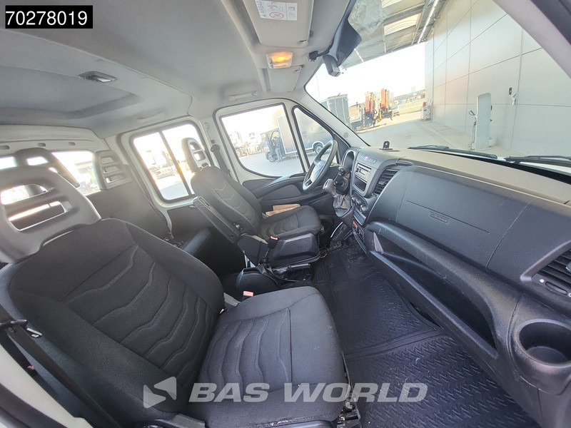 Flatbed van Iveco Daily 50C17 3.0L Automaat DC Open laadbak Kraan Hiab 017T-2 Airco APK 10-2025 Pickup Crane Kraanwagen Pritsche Airco Dubbel cabine: picture 14