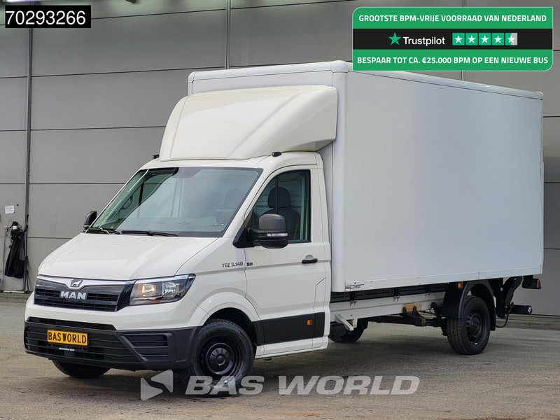 MAN TGE 3.140 Automaat Laadklep Bakwagen Airco Cruise Camera Euro6 Meubelbak Koffer 20m3 Airco Cruise control - Box van: picture 1 MAN TGE 3.140 Automaat Laadklep Bakwagen Airco Cruise Camera Euro6 Meubelbak Koffer 20m3 Airco Cruise control - Box van: picture 1