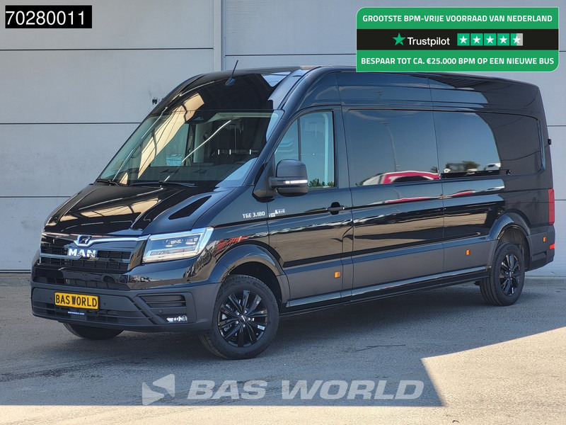 MAN TGE 3.180 4x4 Automaat 2025 Facelift L4H3 LED ACC Navi Airco Cruise Camera Parkeersensoren L3H2 Allrad 4WD 15m3 Airco - Panel van: picture 1 MAN TGE 3.180 4x4 Automaat 2025 Facelift L4H3 LED ACC Navi Airco Cruise Camera Parkeersensoren L3H2 Allrad 4WD 15m3 Airco - Panel van: picture 1