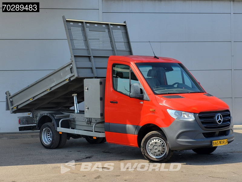 Flatbed van Mercedes-Benz Sprinter 514 CDI Open Laadbak met Kist Dubbellucht 3,5t Trekhaak Airco Cruise Euro6 Pritsche Pickup Open Box 2m3 Airco Trekhaak Cruise co: picture 6