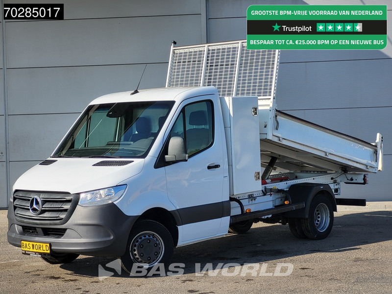 Mercedes-Benz Sprinter 514 CDI Open Laadbak met Kist Dubbellucht 3,5t Trekhaak Airco Euro6 Pritsche Pickup Open Box 2m3 Airco Trekhaak - Flatbed van: picture 1 Mercedes-Benz Sprinter 514 CDI Open Laadbak met Kist Dubbellucht 3,5t Trekhaak Airco Euro6 Pritsche Pickup Open Box 2m3 Airco Trekhaak - Flatbed van: picture 1