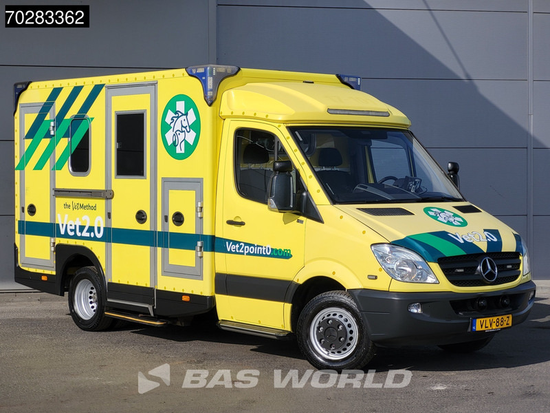 Ambulance Mercedes-Benz Sprinter 519 CDI MARGE! 3.0L V6 Automaat 190PK Ambulance Trekhaak Airco Cruise APK 02-2026 Euro6 Rettungswagen Krankenwagen 13m3 Airco Tr: picture 5