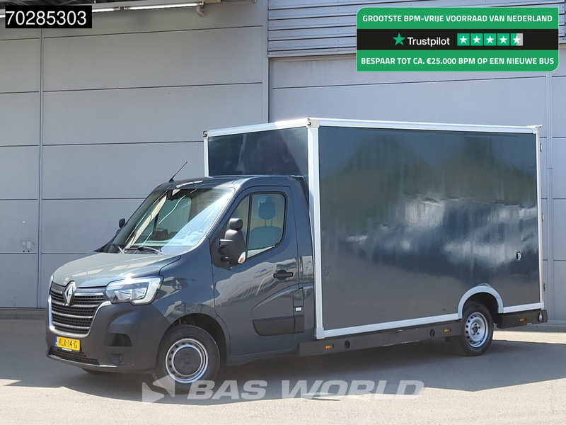 Renault Master 150PK Bakwagen Airco Cruise Luchtvering Meubelbak Plancher Verkoopwagen Foodtruck Paardenwagen 18m3 Airco Cruise control - Box van: picture 1 Renault Master 150PK Bakwagen Airco Cruise Luchtvering Meubelbak Plancher Verkoopwagen Foodtruck Paardenwagen 18m3 Airco Cruise control - Box van: picture 1