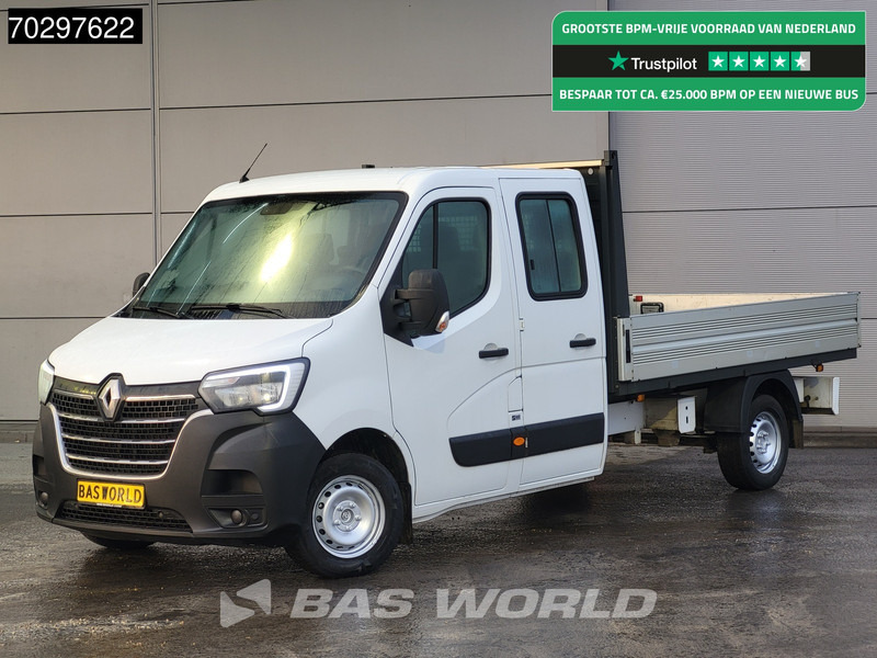Renault Master 150PK Open Laadbak Dubbel Cabine 150PK Airco LED Euro6 Pritsche Pickup Open Box Airco - Flatbed van: picture 1 Renault Master 150PK Open Laadbak Dubbel Cabine 150PK Airco LED Euro6 Pritsche Pickup Open Box Airco - Flatbed van: picture 1