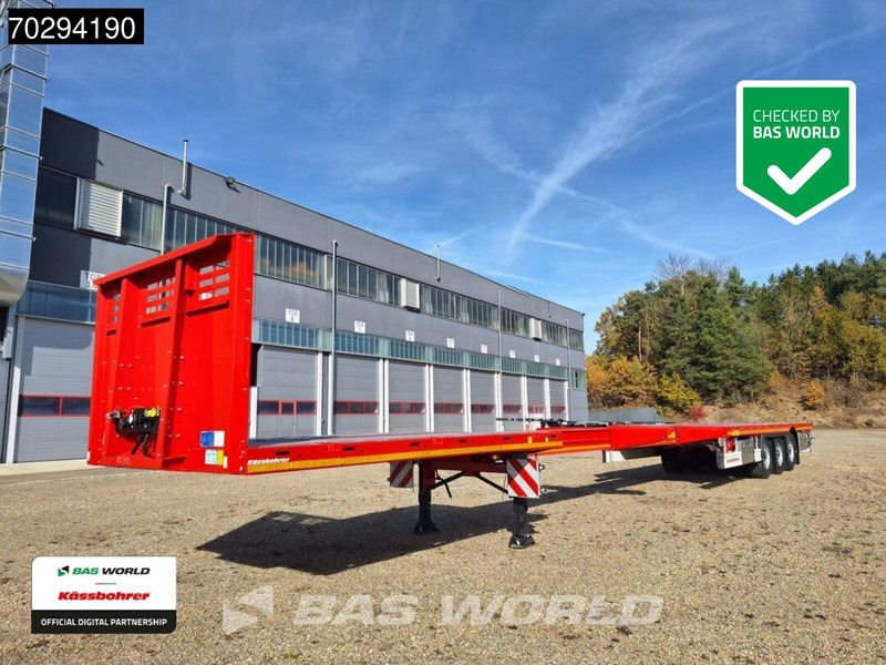 Kässbohrer Extendable (6 900 mm platform extension) 3 axles NEW! 3 axle maxima HD platform - Curtainsider semi-trailer: picture 1 Kässbohrer Extendable (6 900 mm platform extension) 3 axles NEW! 3 axle maxima HD platform - Curtainsider semi-trailer: picture 1