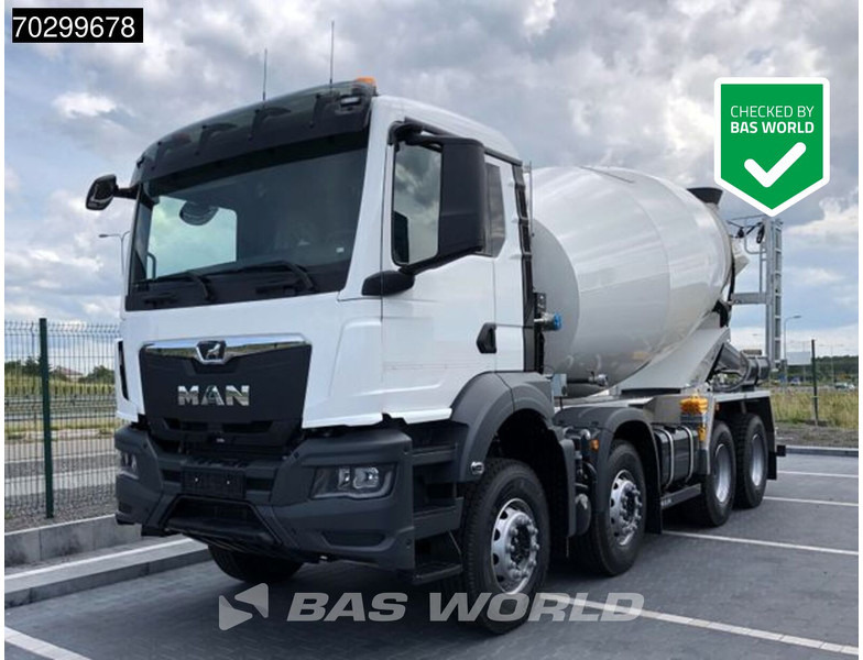 MAN TGS 35.440 8X4 NEW! 10m3 FML mixer Automatic Steel suspension Euro 6 - Concrete mixer truck: picture 1 MAN TGS 35.440 8X4 NEW! 10m3 FML mixer Automatic Steel suspension Euro 6 - Concrete mixer truck: picture 1
