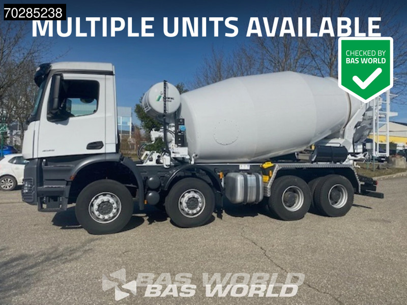 Mercedes-Benz Arocs 4145 8X4 10m3 Schwing Stetter mixer Manual Steelsuspension Euro 3 - Concrete mixer truck: picture 1 Mercedes-Benz Arocs 4145 8X4 10m3 Schwing Stetter mixer Manual Steelsuspension Euro 3 - Concrete mixer truck: picture 1
