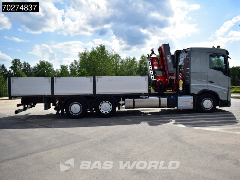 Dropside/ Flatbed truck, Crane truck Volvo FH 500 6X2 Fassi F545RA Kran Crane VEB+ Lift-Lenkachse Euro 6 Fassi: picture 8