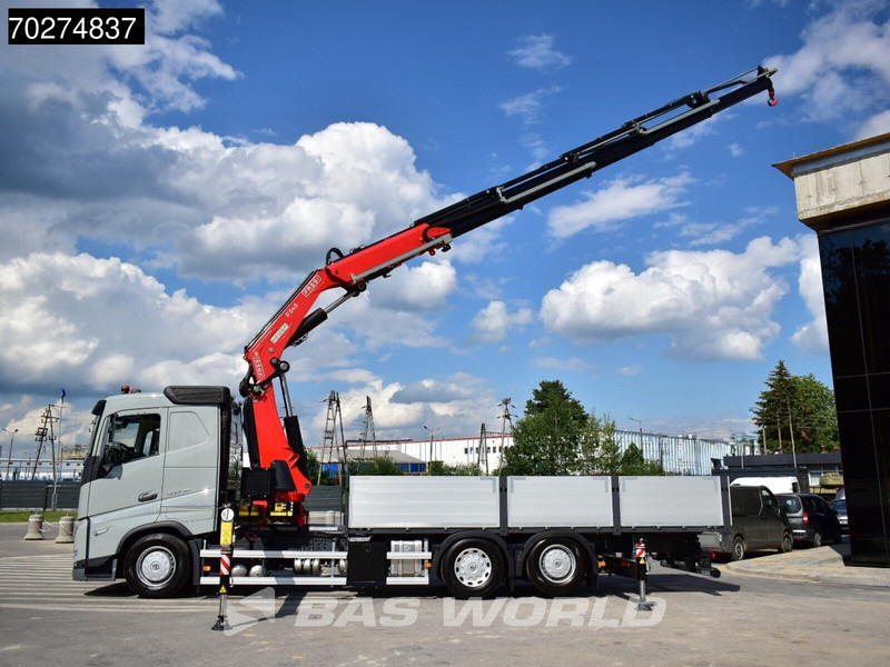 Dropside/ Flatbed truck, Crane truck Volvo FH 500 6X2 Fassi F545RA Kran Crane VEB+ Lift-Lenkachse Euro 6 Fassi: picture 7