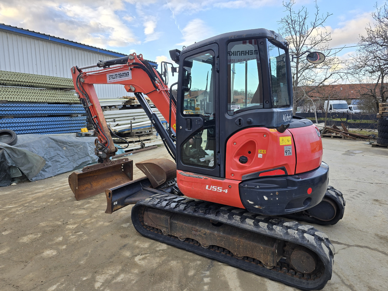 Kubota U55-4 - Mini excavator: picture 4 Kubota U55-4 - Mini excavator: picture 4