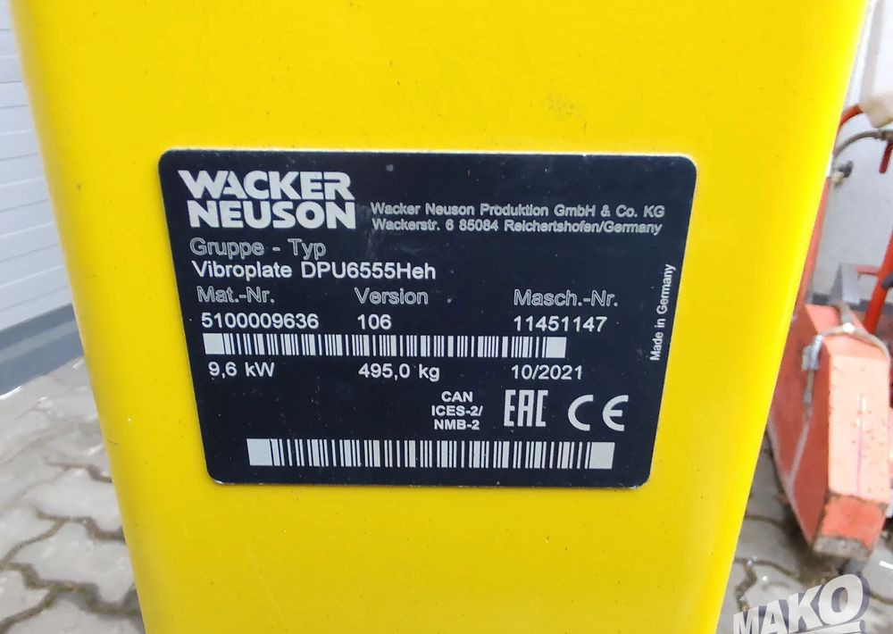 Wacker Neuson DPU6555Heh - Roller: picture 5 Wacker Neuson DPU6555Heh - Roller: picture 5