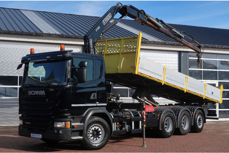 Crane truck Scania G450 8X4/ FASSI 15 TON CRANE/ EURO 6/ FULL AIR: picture 17