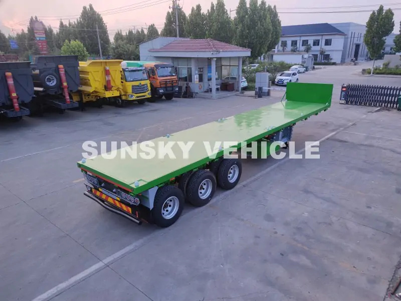 SUNSKY Flat Deck Trailer with henred type axles and suspension - Dropside/ Flatbed semi-trailer: picture 1 SUNSKY Flat Deck Trailer with henred type axles and suspension - Dropside/ Flatbed semi-trailer: picture 1